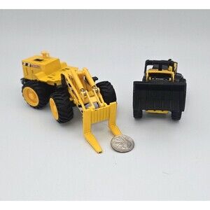 Tonka Front Loader Forklift Truck Yellow Construction Vehicle Toy Maisto